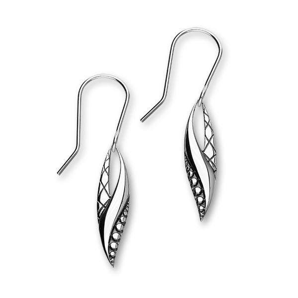 Silver drop down on sale earrings