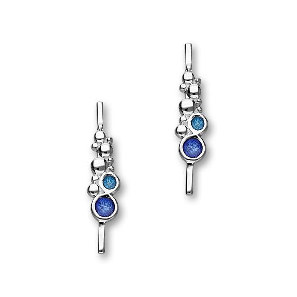 Enamel drop clearance earrings