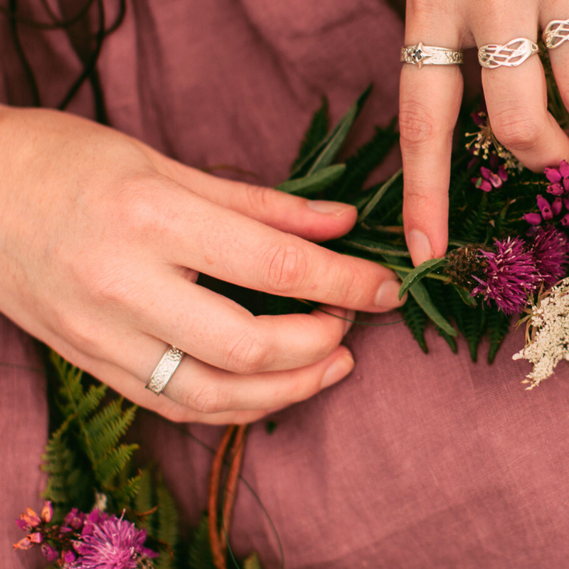 Stardust Sterling Silver Ring R422