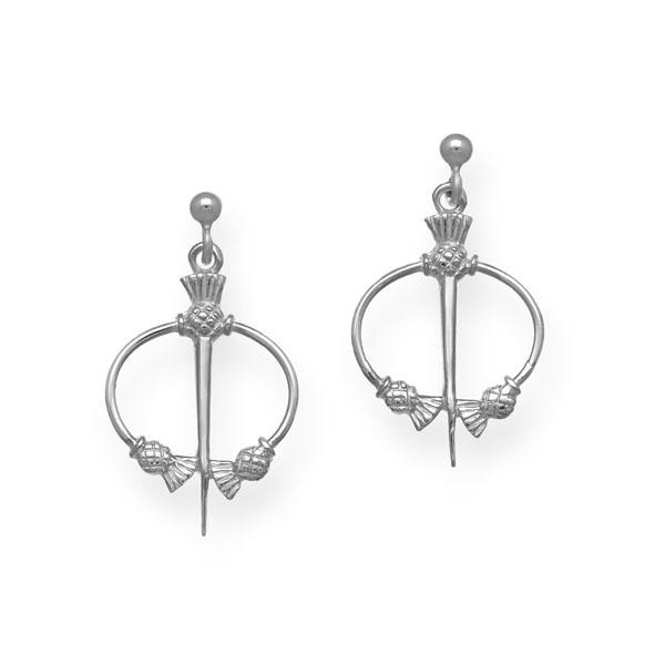 Simply Stylish Silver Earrings E160